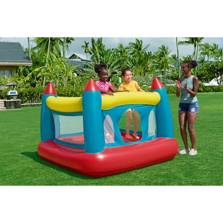 Bestway Hüpfburg Royal Leap, 175 x 173 x 127 cm, für 3 Kinder, max. 85 kg, Innen- und Außengebrauch – Bild 3