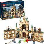 LEGO 76415 Harry Potter Der Kampf um Hogwarts, Schloss Spielzeug zum Bauen und Aufstellen mit Minifiguren wie Molly Weasly, Voldemort und viele mehr, Geschenk für Kinder, Jungen und Mädchen