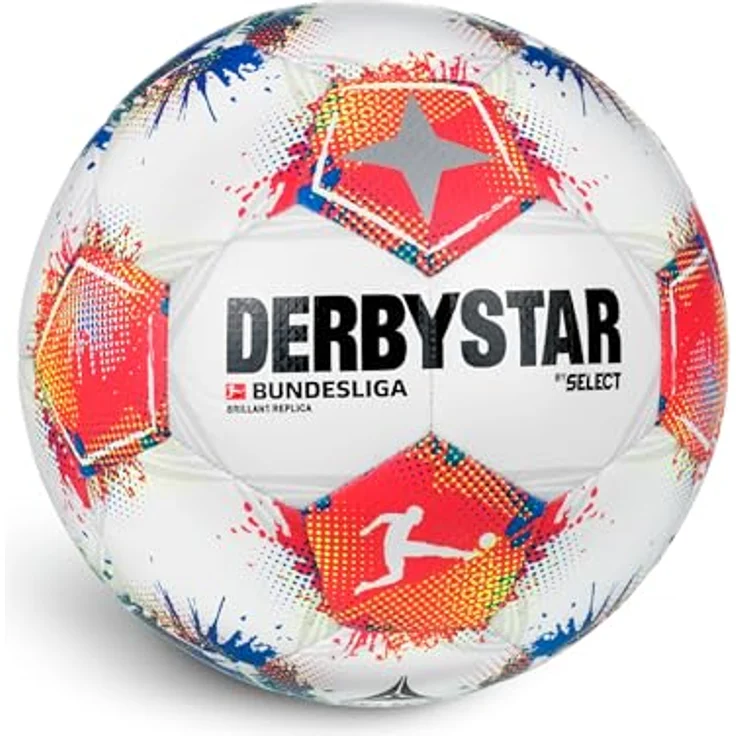 Derbystar Bundesliga Brillant Replica v25, Freizeitfußball mit SR-Blase, FIFA BASIC-APPROVED, Dual Bonded – Bild 1