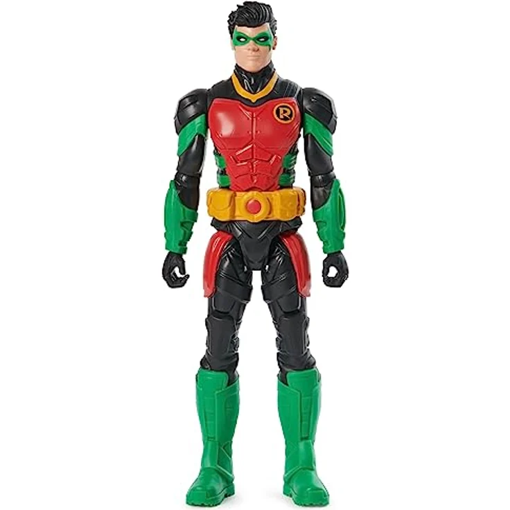 DC Comics, Robin Action-Figur, 30 cm groß,voll beweglich für spannende Abenteuer und actionreiche Stunts, Spielzeug für Kinder ab 3 Jahren – Bild 5