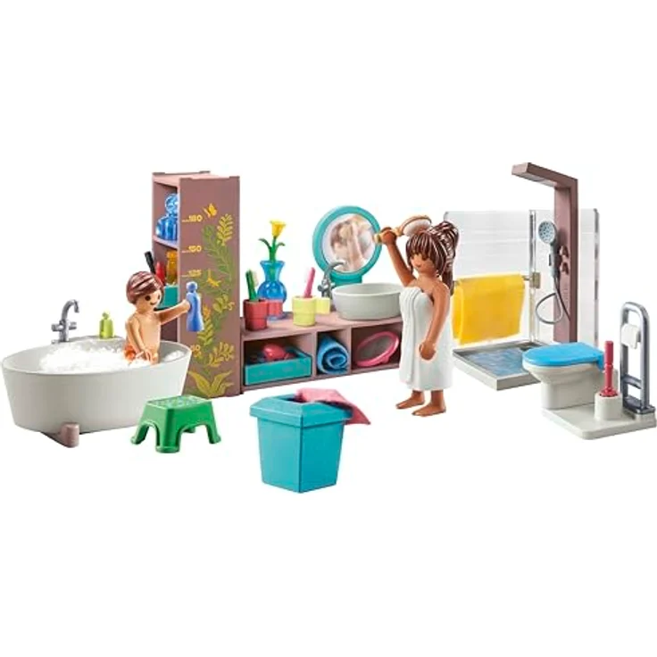 Playmobil® Badezimmer (71611), myLife Konstruktions-Spielset, (55 St), Made in Europe – Bild 6