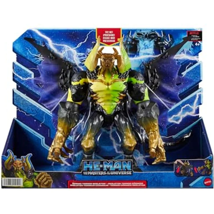 He-Man and the Masters of the Universe Actionfigur Cosmic Terror Skeletor, sehr bewegliche Bösewichtfigur mit speziellem Design, Flügeln, Schwanz, Klauen. - HLF72 – Bild 8