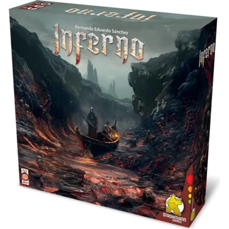 Strohmann Games Inferno Expertenspiel Brettspiel, 1-4 Spieler, ab 14+ Jahren, 120 Minuten, Deutsch – Bild 1