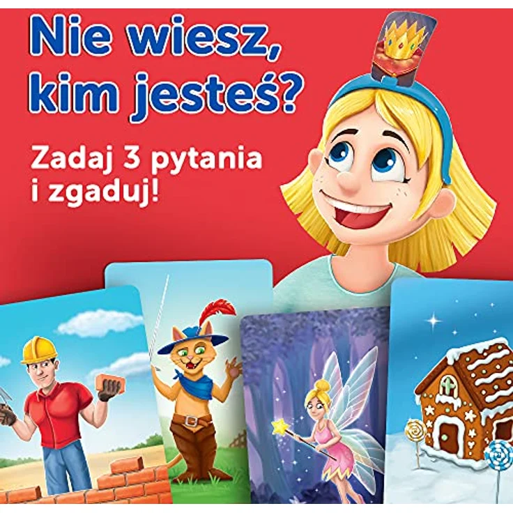 Trefl Anonimo Junior, Familienspiel mit 56 bebilderten Sprüchekarten, 4 Kopfbändern und Spielzeit von 20-30 Minuten, für Kinder ab 4 Jahren – Bild 4