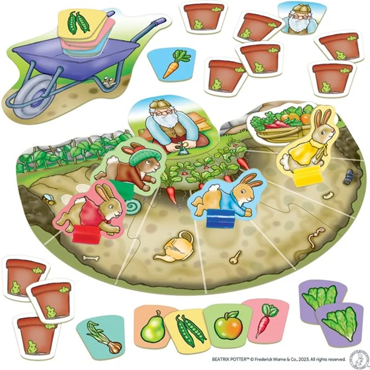 Orchard Peter Rabbit Rabbit Race, Zuordnungs- und Gedächtnisspiel für Kinder ab 3 Jahren – Bild 7