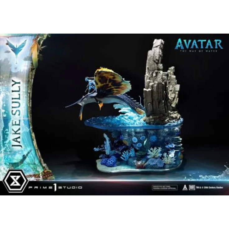 Prime 1 Studio Avatar: The Way of Water Statue Jake Sully Bonus Version, 59 cm, detailreiche Sammelfigur aus hochwertigem Kunststoff – Bild 5