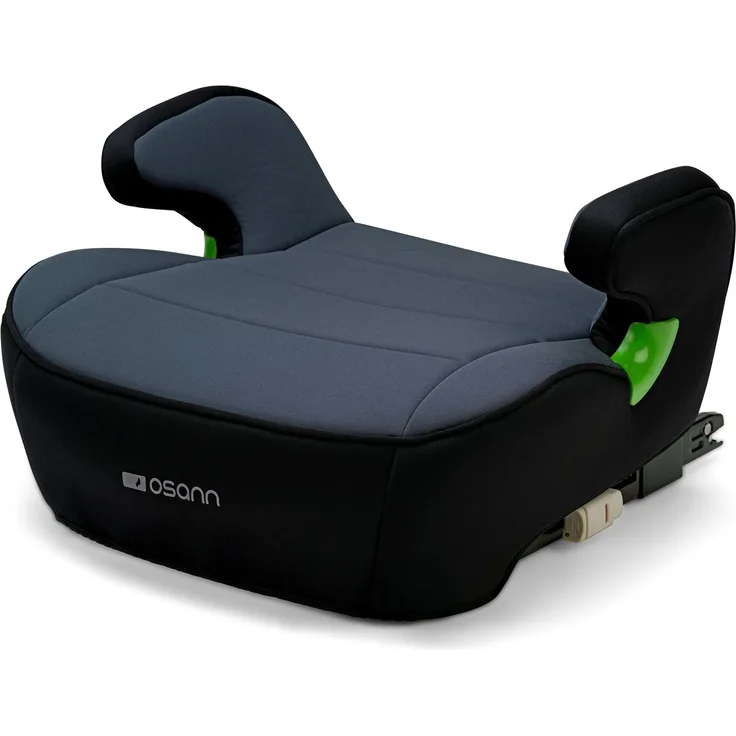 Osann Kindersitzerhöhung Junior Isofix i-Size, ab 7 Jahren, bis 12 Jahre, Sitzerhöhung Auto Kinder mit Isofix ab 126cm, Sitzschale, Booster, schwarz - Preisvergleich