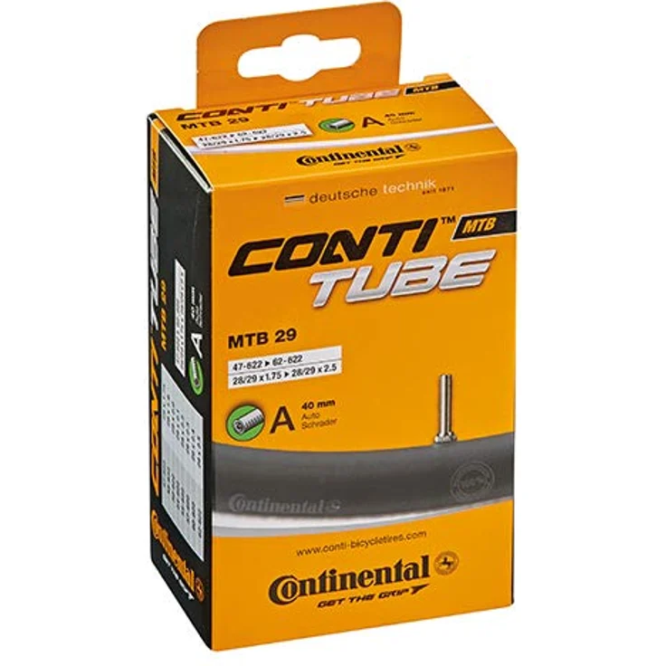 Continental Fahrradschlauch 28"/29" – Autoventil, 28/29 x 1.75-2.5 (47/62-622), langlebig und robust, schwarz – Bild 3