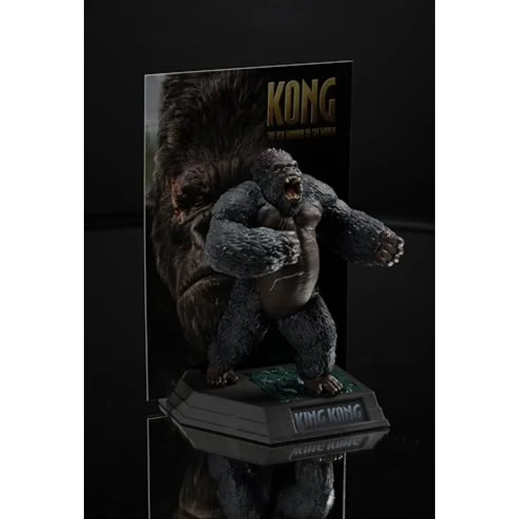 Mcfarlane Toys King Kong 2005 Movie Maniacs, detailreiche PVC-Statue, 17 cm mit Base und Backdrop – Bild 4