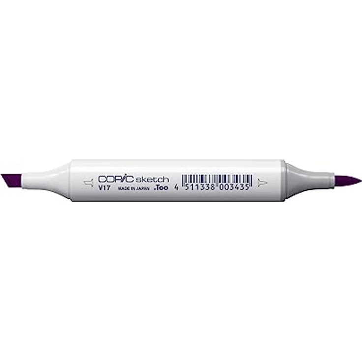 Copic COPIC Sketch Marker Typ V - 17, Amethyst, professioneller Pinselmarker mit Super-Brush-Spitze und Medium-Broad-Spitze, schnelltrocknend und wischfest – Bild 2
