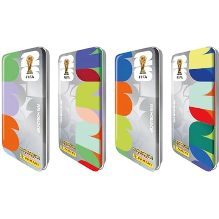 Panini FIFA World Cup 2026 Adrenalyn XL, Pencil Tin mit 32 Sammelkarten und limitierter Trophy Karte – Bild 3