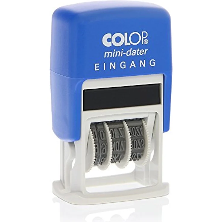 COLOP Stempel S 160/L Gebucht, selbstfärbender Datumstempel, zweifarbiger Stempelabdruck – Bild 3