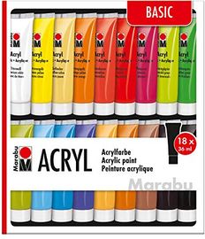 Marabu Acrylfarben Set Basic