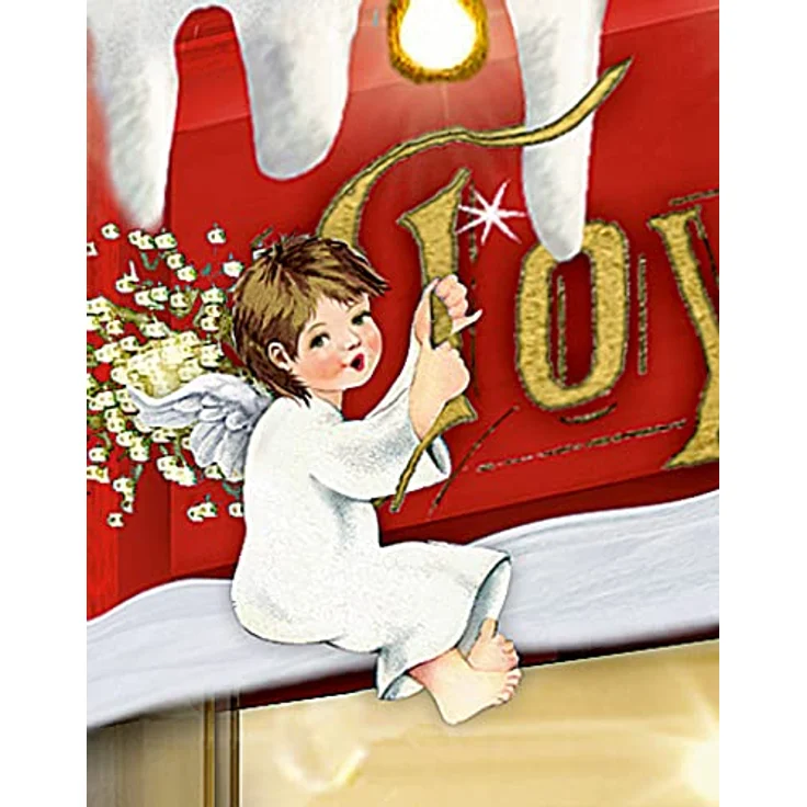 COPPENRATH DIE SPIEGELBURG Adventskalender Wandkalender mit Glitter und Schleifenband, nostalgisches Spielzeugdesign mit 24 zauberhaften Türchen – Bild 4