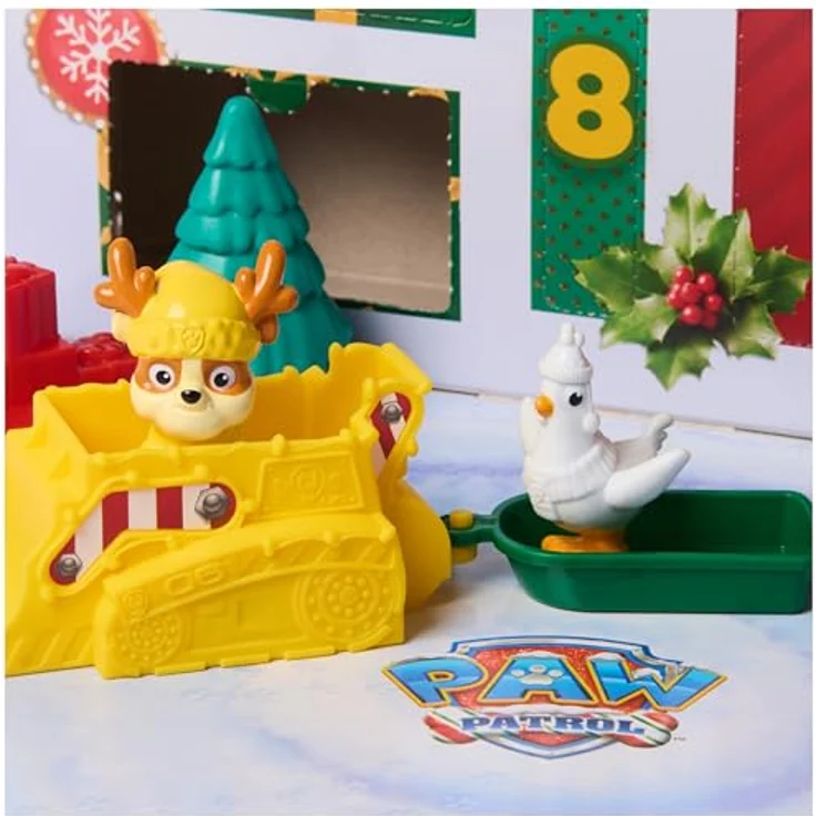 Spin Master PAW - Adventskalender 2025 mit 7 Fahrzeugen, 11 Figuren und Spielzubehör – Bild 6