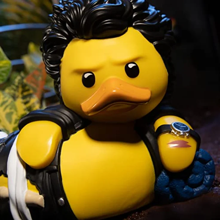 TUBBZ Box-Ausgabe Dr. Ian Malcom, Sammler-Vinyl-Gummiente Figur, 9 cm groß, offizielles Jurassic World Rebirth Merchandise – Bild 4