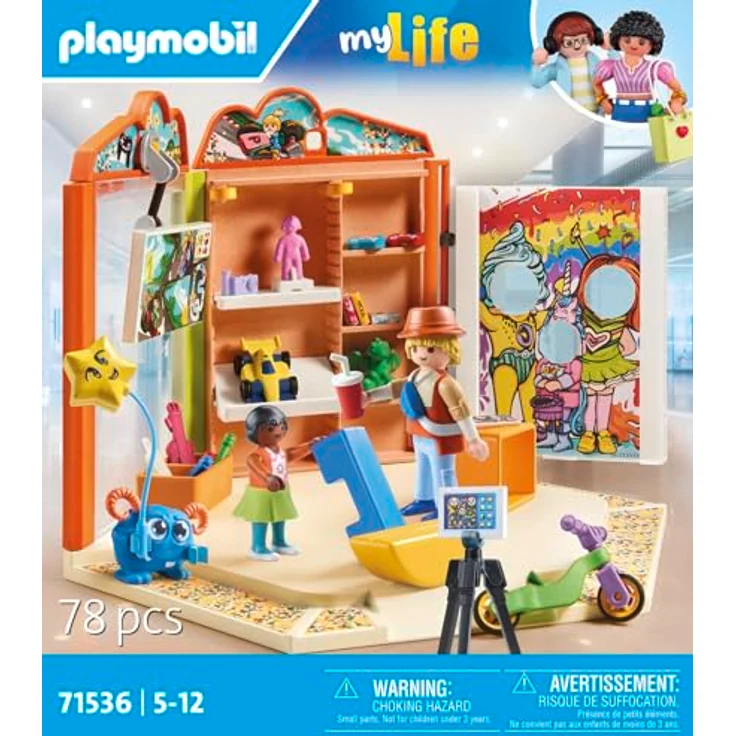 Playmobil® Konstruktions-Spielset Spielwarenladen (71536), My Life, (78 St), Made in Europe – Bild 4