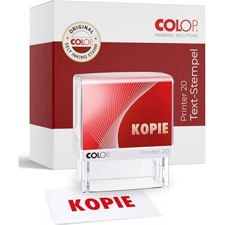 COLOP Stempel Textstempel Printer 20 KOPIE 38 mm Kunststoff – Bild 2