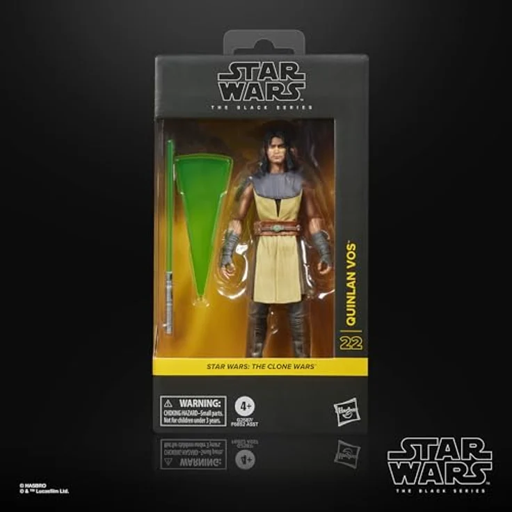 Star Wars The Black Series Quinlan Vos, The Clone Wars Premium Action-Figur mit Lichtschwert, 15 cm – Bild 2