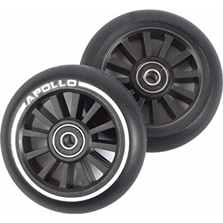 Apollo Stuntscooter Ersatzräderset Pro Wheels - ABEC9 Kugellager, 100mm, High Rebound PU, 2er Set – Bild 4