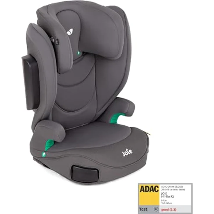 joie i-Trillo FX i-Size, Kindersitz für 3,5 bis 12 Jahre (100-150 cm) mit ISOFIX und Getränkehalter, Thunder – Bild 2