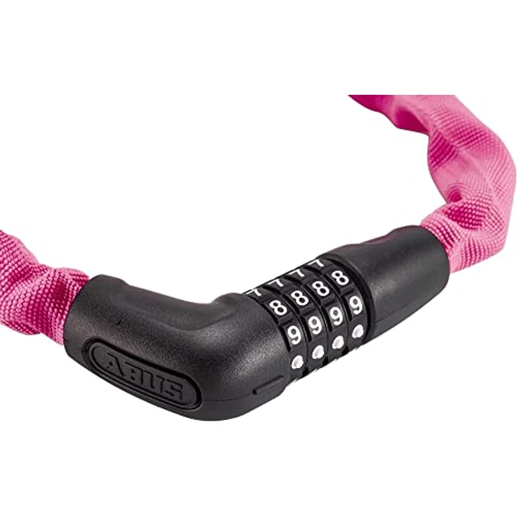 Abus 5805C/75, Zahlenschloss mit 5 mm Stahlkette und Sicherheitslevel 4, schwarz – Bild 2