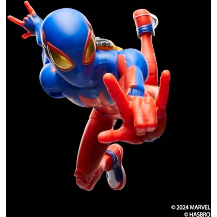 Marvel Legends Series Spider-Boy Action-Figur, 15 cm, mit austauschbarem Kopf und Händen, retro Blister-Packung – Bild 3
