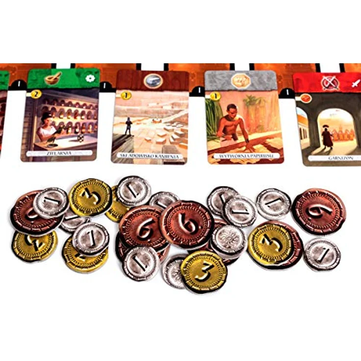 Repos Production 7 Weltwunder: Duell, Brettspiel für 2 Spieler, ab 10 Jahren, Spielzeit 30+ Minuten, strategisches Duell um Zivilisationssieg – Bild 3