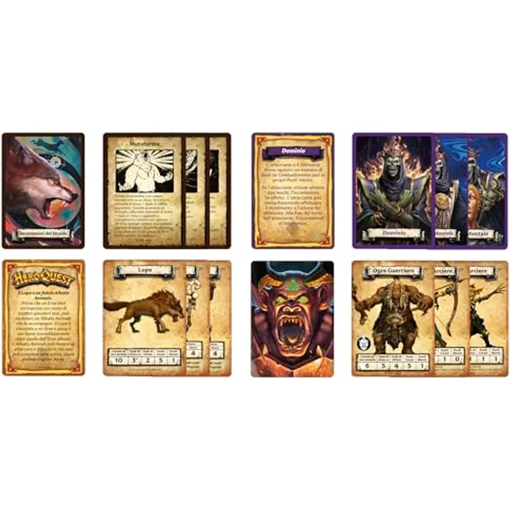 Avalon Hill, HeroQuest, Set der Unternehmen L'Orda dei Ogre, Rollenspiel, italienische Version – Bild 5