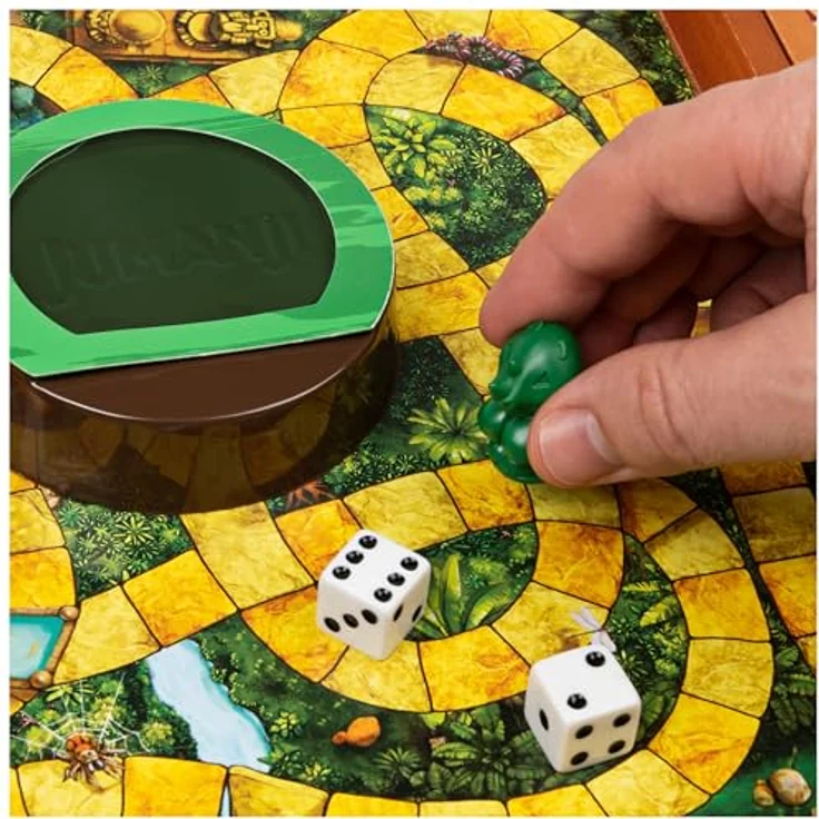 Spin Master Jumanji, Reisespielversion Größe L, Neuauflage des Brettspiels für 2-4 Spieler, französische Version – Bild 5