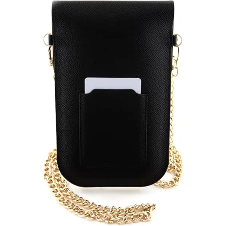 Hello Kitty, Portemonnaie, PU Grained Leather Crossbody Case - black, Schwarz – Bild 5