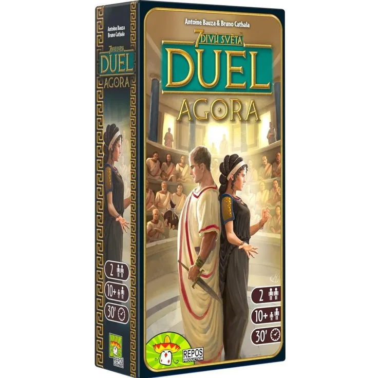 Repos Production 7 Divů světa DUEL - Agora Erweiterung, strategisches Kartenspiel für 2 Spieler