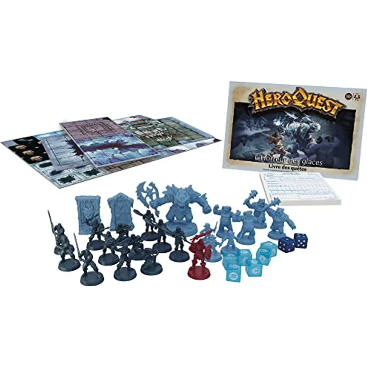Avalon Hill HeroQuest, Erweiterung Eishorror, Dungeon-Stil, 2 bis 5 Spieler, ab 14 Jahren, HeroQuest Spielsystem erforderlich – Bild 5