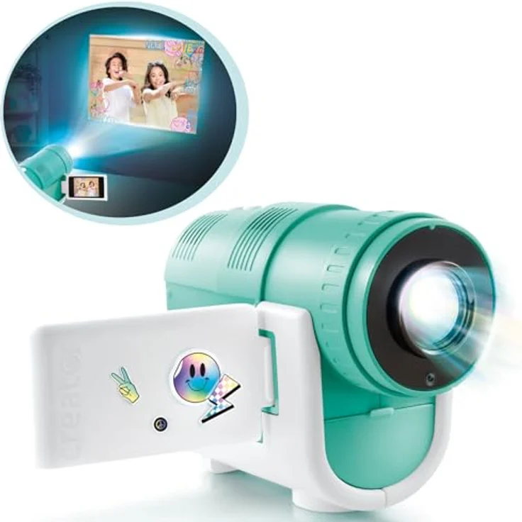 Canal Toys Camera Projector, Kinderkamera mit Foto- und Videoaufnahme, inkl. SD-Karte und USB-C-Ladekabel – Bild 3