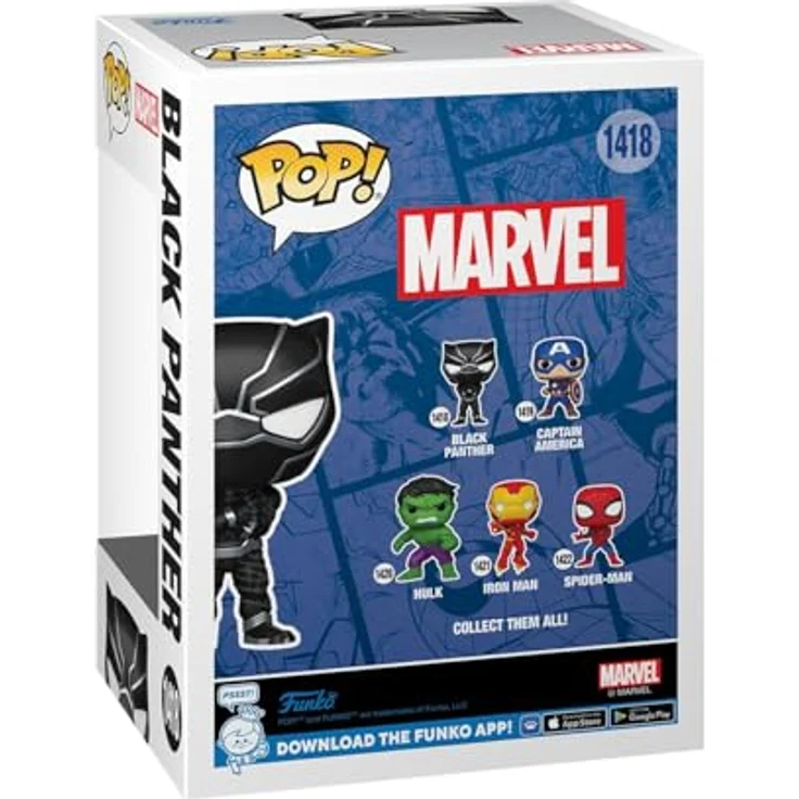 Funko Pop! Marvel: Marvel NC - Black Panther Vinyl-Sammelfigur - Geschenkidee für Comic Books Fans - Offizielle Handelswaren - Spielzeug Für Kinder und Erwachsene – Bild 3