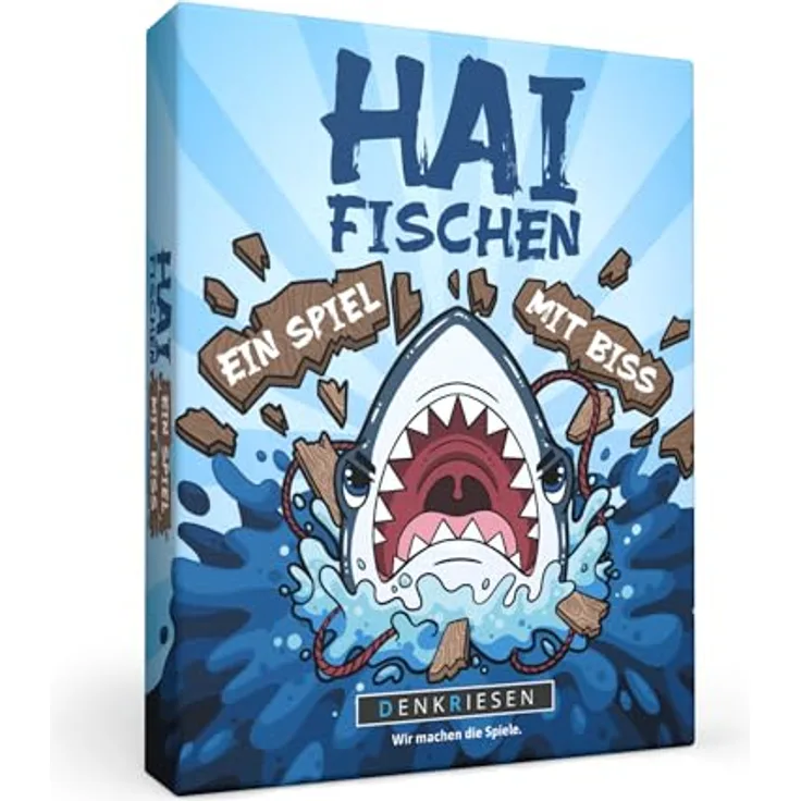 DENKRIESEN Haifischen | Kartenlegespiel | Ab 6 Jahren | 2-5 Spieler | Familienspiel