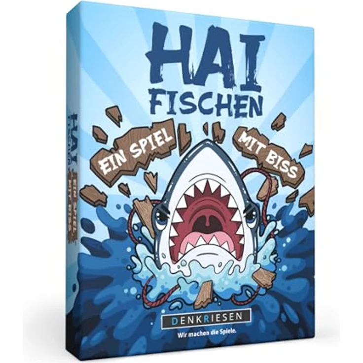 DENKRIESEN Haifischen | Kartenlegespiel | Ab 6 Jahren | 2-5 Spieler | Familienspiel – Bild 1