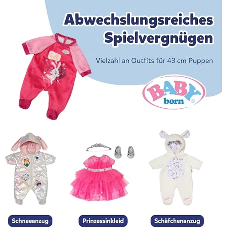 BABY born Strampler Pink 43cm – Bild 6