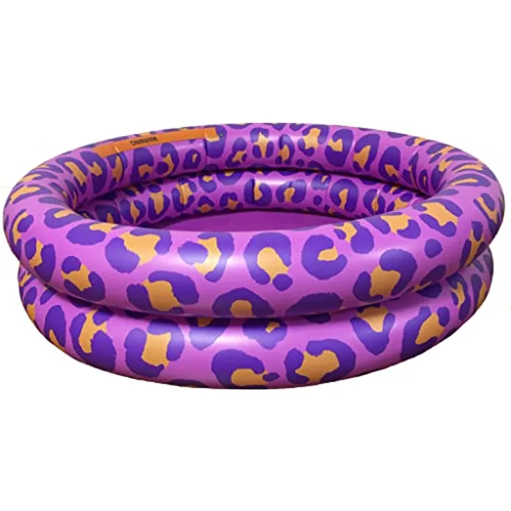 Aufblasbarer Baby Mini Pool, "Leopard lila", 60 cm, Swim Essentials