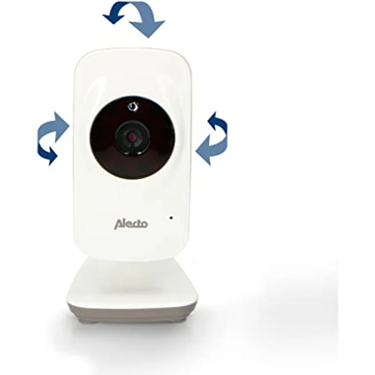 Alecto DVM-71C Babyphone mit Kamera - Zusatzkamera DVM-71 - große Reichweite - schwenkbare Kamera - erweiterbar - VOX Funktion - weiß – Bild 2