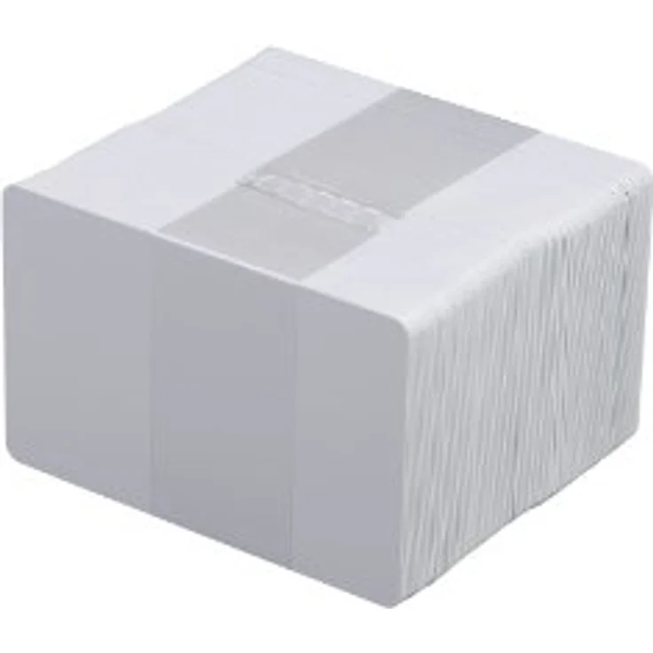 Evolis Classic Blank Cards, PVC Karte 20 mil, weiß, 100 Karten in Packung mit 5 – Bild 2