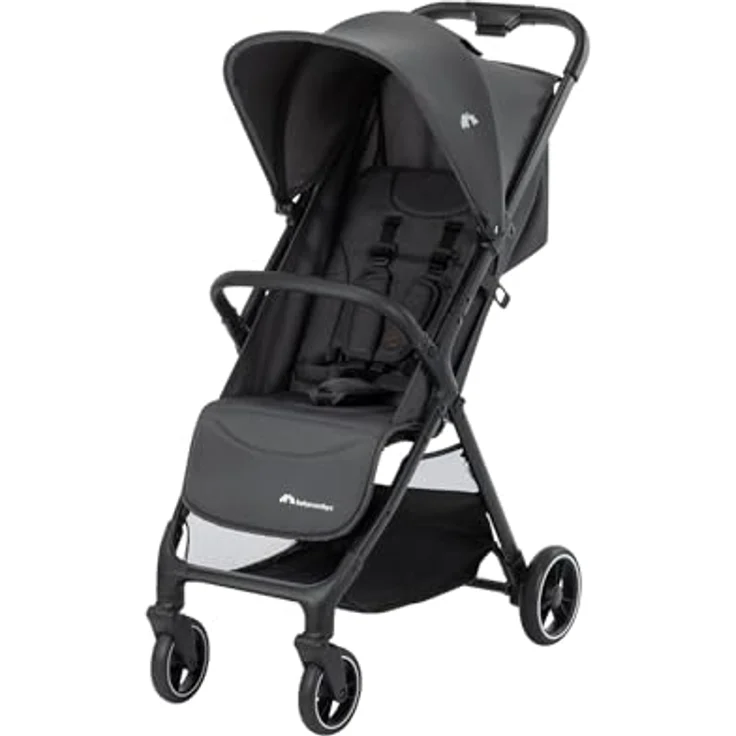 Bebeconfort Azur, Kompakter Kinderwagen Buggy, Leichter Reisebuggy, Automatisch Einhändig Klappbar, Stufenlos Flach Verstellbar, Großer Korb, Mineral Graphite – Bild 1