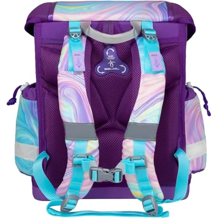 Belmil Classy Schulranzen Set 4-teilig (403-13/AG/S) (Unicorn Dream) - Ergonomisches Schulranzen-Set für die Grundschule, leicht, wasserdicht, AGR geprüft – Bild 5