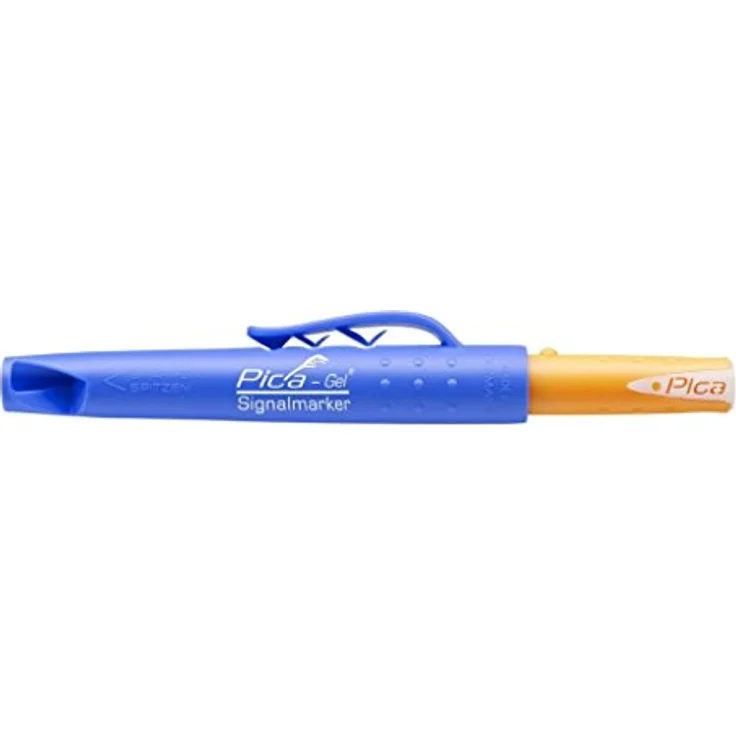 Pica PICA Gel Signalmarker 8080/SB, weiß, 8 mm Spitze, Temperaturbeständig bis 1000 °C, wetterfest und lichtbeständig – Bild 1