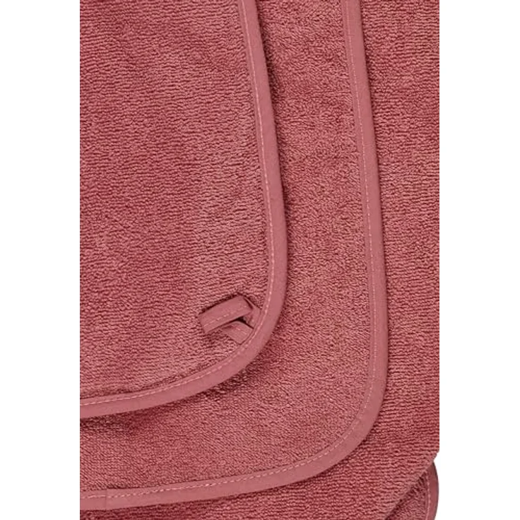 Sterntaler Kapuzenbadetuch Hase Hanni, Babyhandtuch 100% Baumwolle, saugfähig & weich, mit 3D-Ohren, perlrosa, 100 x 100 cm – Bild 5
