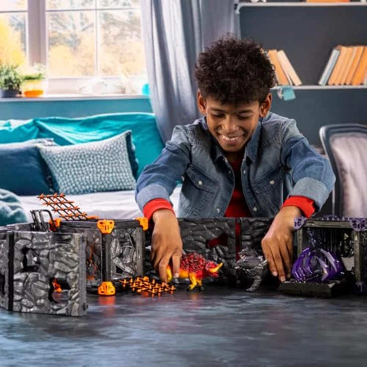 Schleich BattleCave Arena - Lava vs Schatten - ELDRADOR (42673) mit 88 x 55 x 20 cm, kombinierbar mit allen Battle Caves – Bild 2