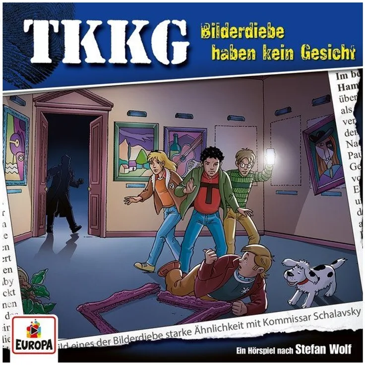 Europa Hörspiel-CD TKKG 224 - Bilderdiebe haben kein Gesicht, spannendes Krimiabenteuer im Hamann Museum - Preisvergleich