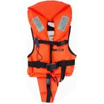 Lalizas Rettungsweste 10-20kg Schwimmweste ISO 12402-4 Feststoffweste 100N Kinder, Orange, mit Schutzkragen und Signalpfeife