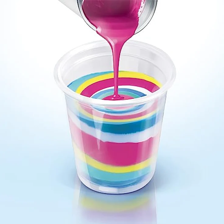 Canal Toys Studio Peinture Pouring Art, Acrylgießen Set zur Fluidmalerei, kreative Kunsttechnik – Bild 7