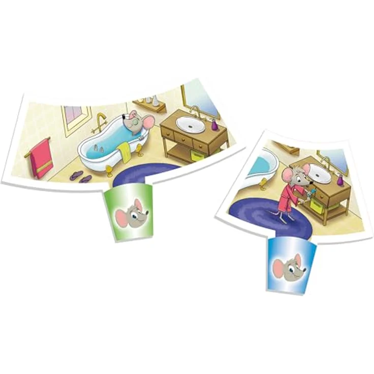 Schmidt Spiele 40666 Turm der Tiere, Kinderspiel für 2-4 Spieler ab 5 Jahren, Spielspaß mit Memo-Elementen und Scharfsinn, Spieldauer ca. 20 Minuten – Bild 4